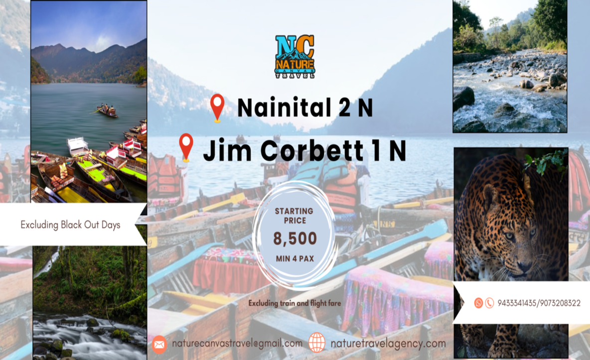Nainital Jim Corbett tour package, Nainital Jim Corbett park, Nainital Jim Corbett